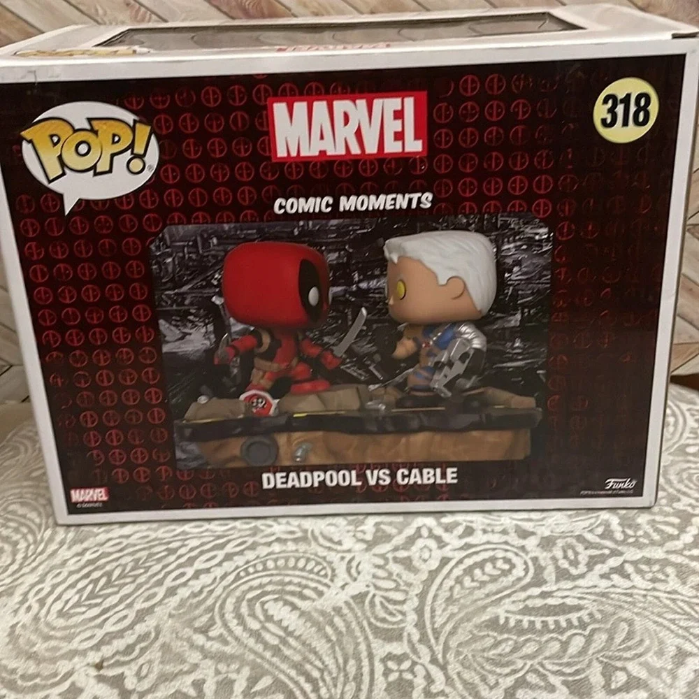 Funko POP! Marvel Deadpool‎ vs Cable #318 Vinyl Figure marvel comic moments
